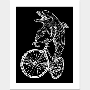 SEEMBO Dolphin Cycling Bicycle Bicycling Riding Biking Bike Posters and Art